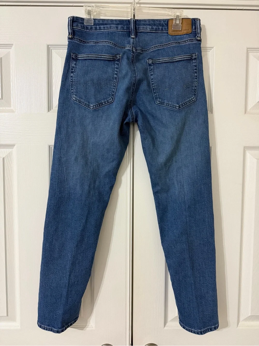 American Eagle Outfitters Men's Blue athletic Straight Jeans 30x30
